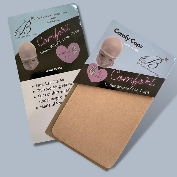 COMFY CAPS (2 Per Pack) Dozen Discount Available - Chemo Beanies®
